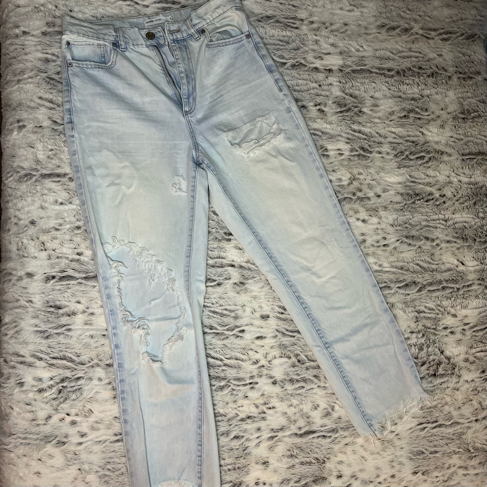 Garage • High Rise Distressed Jeans • (Size 28)